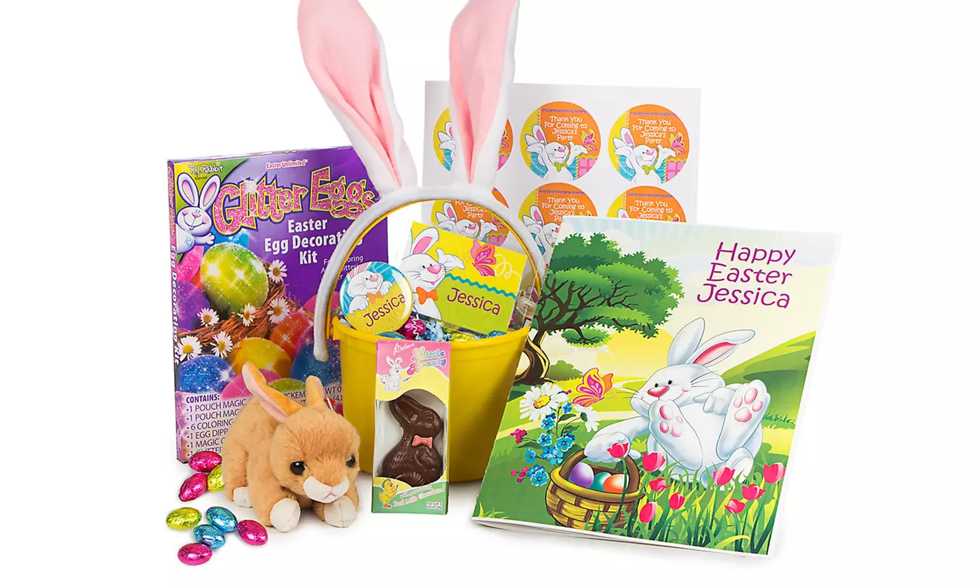 One Personalized Easter Basket from Birthday in a Box ($30 Value) - Primary Image
