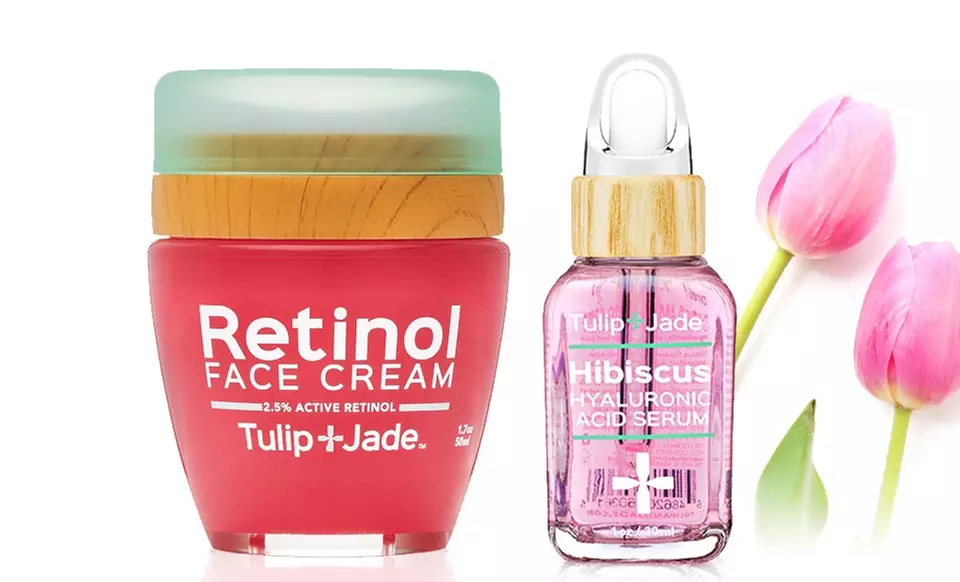 Tulip and Jade Retinol 2.5% and Pure Hyaluronic Acid Serum Bundle - Primary Image