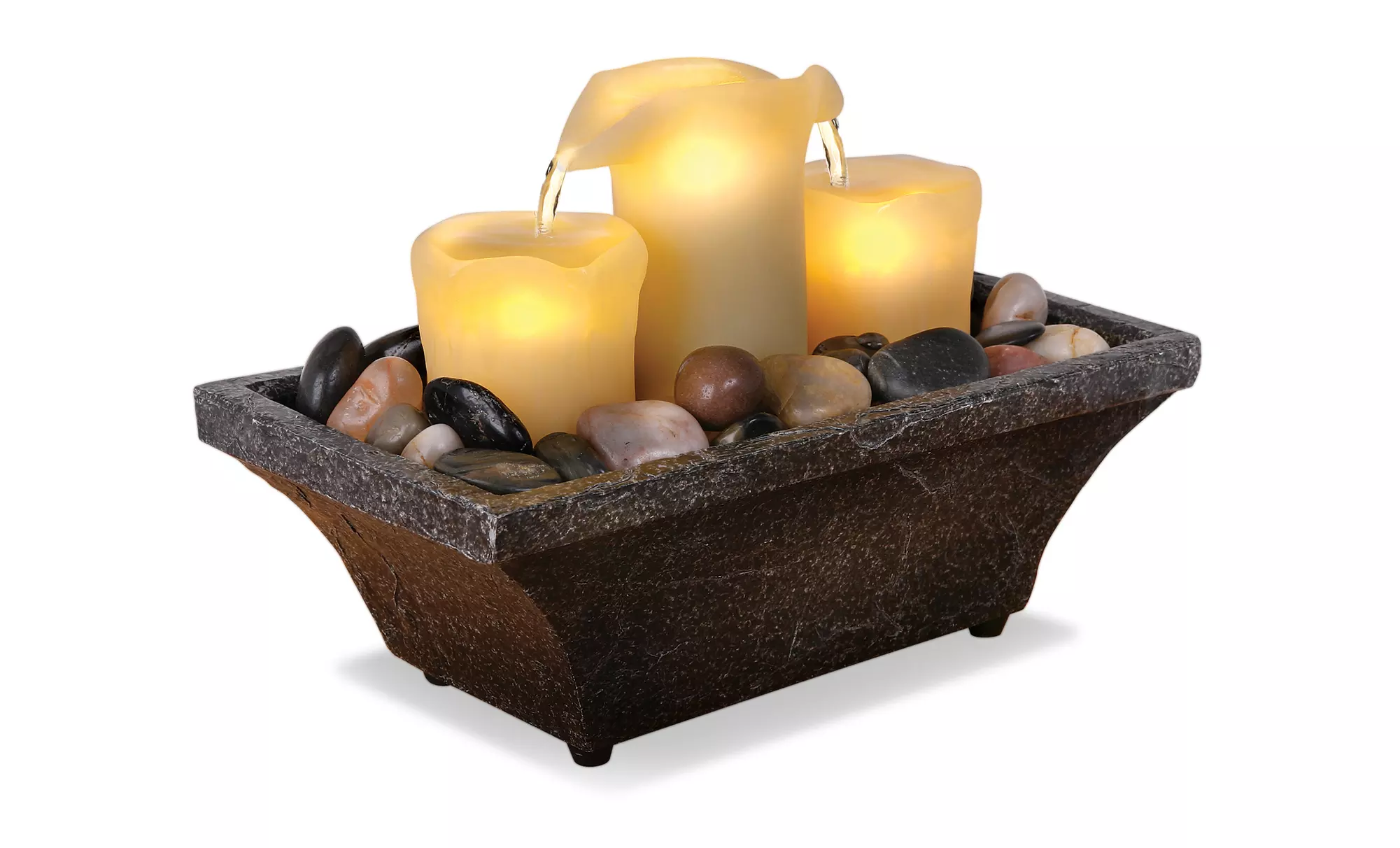 Flameless LED Candle Fountain - Second Medium