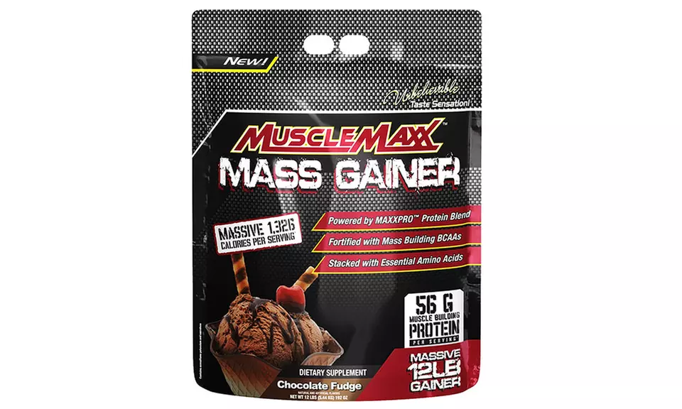 MuscleMaxx Mass Gainer Protein Supplement 12Lb. - Second Medium