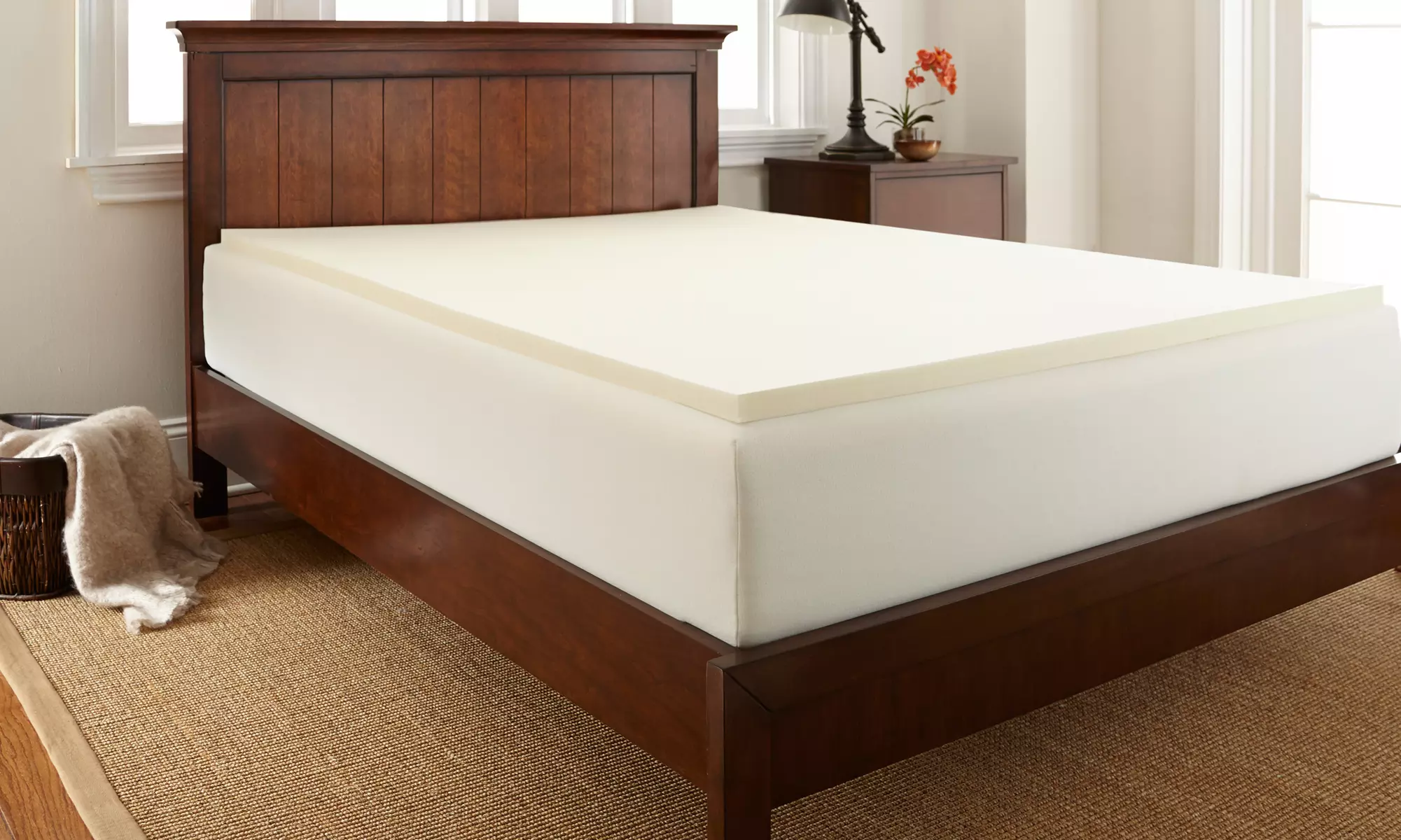 PuraSleep 1" Memory-Foam Mattress Toppers from $29.99–$59.99  - Primary Image