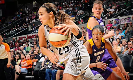 San Antonio Silver Stars WNBA Game at AT&T Center on August 4 or 17 (Up to 77% Off). Two Seating Options Available. - Primary Image