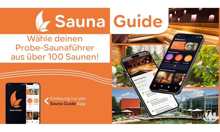 Image 1: Sauna Guide App – die schönsten Saunalandschaften Deutschlands