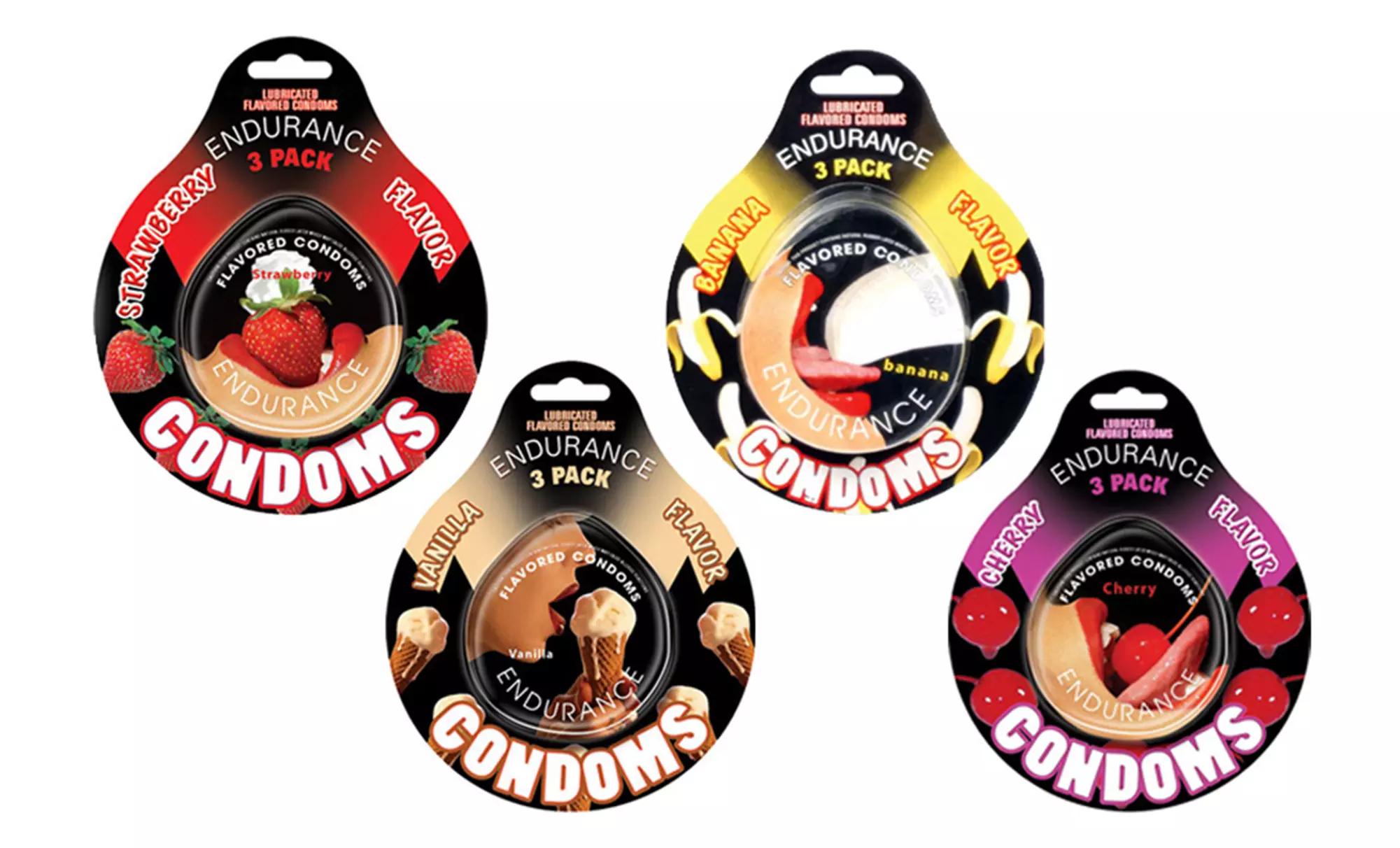 Endurance Flavored Condoms (3-Pack) - Primary Image