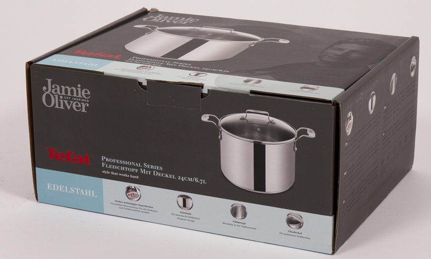 Image 3: Tefal Jamie Oliver Stock Pot 6.7L