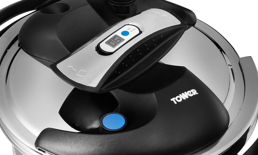 tower sure touch pressure cooker