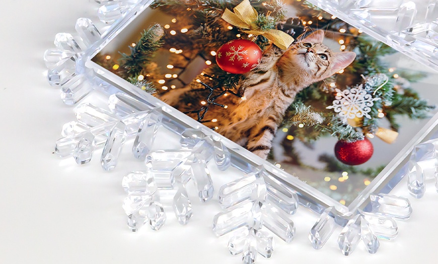 Image 7: Personalized Photo Christmas Ornaments - Up to 32% Off