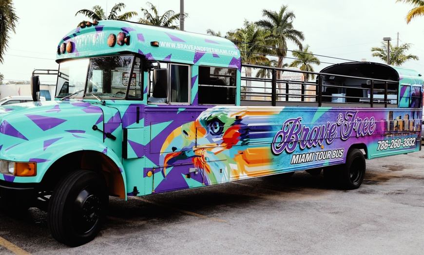 Image 5: Enjoy 1.5-Hours Open-Air Party Bus Tour with Guide & Iconic Views