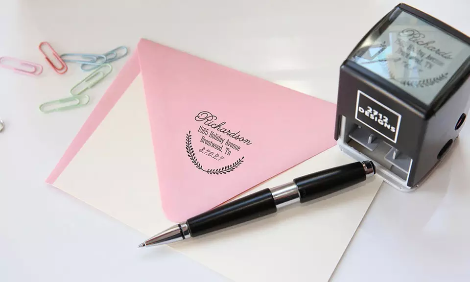 Personalized Self-Inking Stamps with Shipping Included from 2712 Designs (Up to 57% Off). Four Options Available. - Primary Image