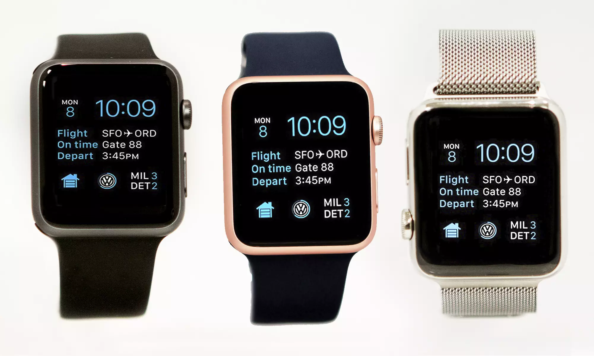 Apple Watch 1st Generation, Series 1 or Series 2 (Refurbished) with Apple OEM Strap, Charger, and Cord - Primary Image