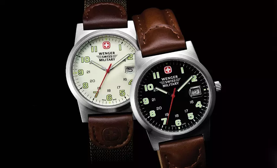 $55.99 for a Wenger Swiss Military Watch for Men ($175 List Price). Multiple Styles. Free Shipping. - Primary Image