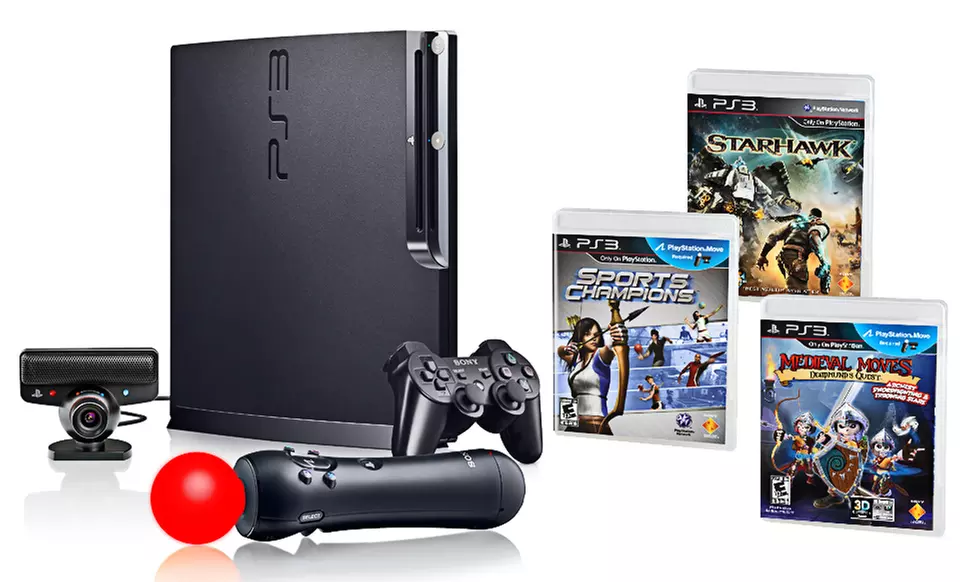 $344.99 for PlayStation Move Bundle with Medieval Moves and Starhawk ($479.97 List Price). Free Shipping and Returns. - Primary Image