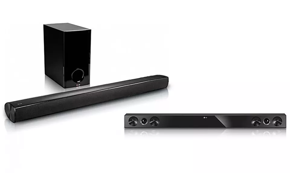LG 160W 2-Channel Bluetooth Sound Bar, or 300W 2.1-Channel Bluetooth Sound Bar with Wireless Subwoofer (Refurbished) - Primary Image