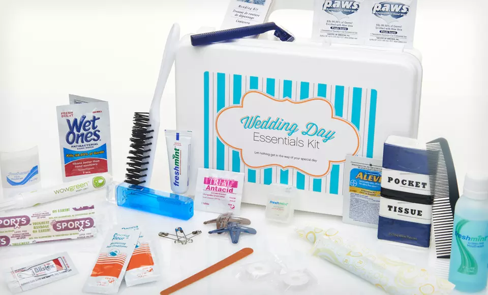 $19.99 for a 35+ Piece Wedding Day Essentials Kit ($36 List Price). Free Shipping. - Primary Image