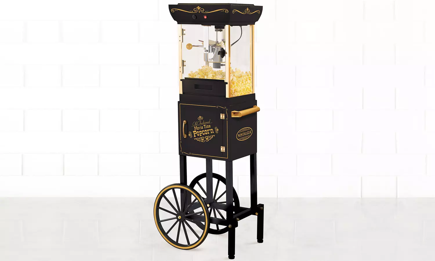 Nostalgia Electrics Old Fashioned Movie Time Popcorn Cart - Primary Image
