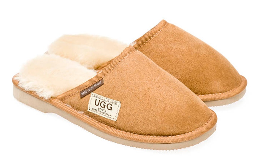 Image 2: Australian Leather UGG Scuffs