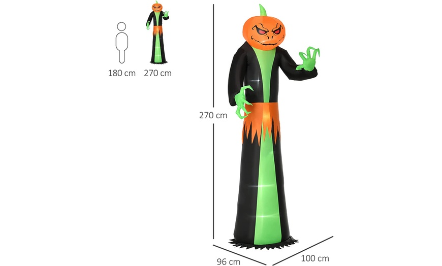 Image 8: HomCom Halloween Outdoor Inflatable Decoration