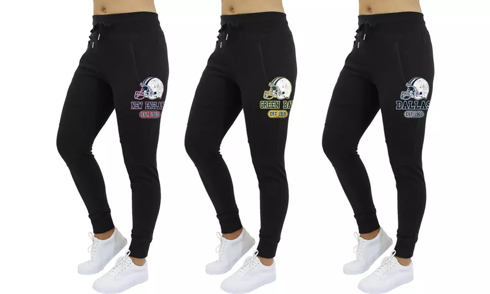 Rock and Luxe Apparel Women's Football Home Team Helmet Joggers. Plus Sizes Available. - Primary Image