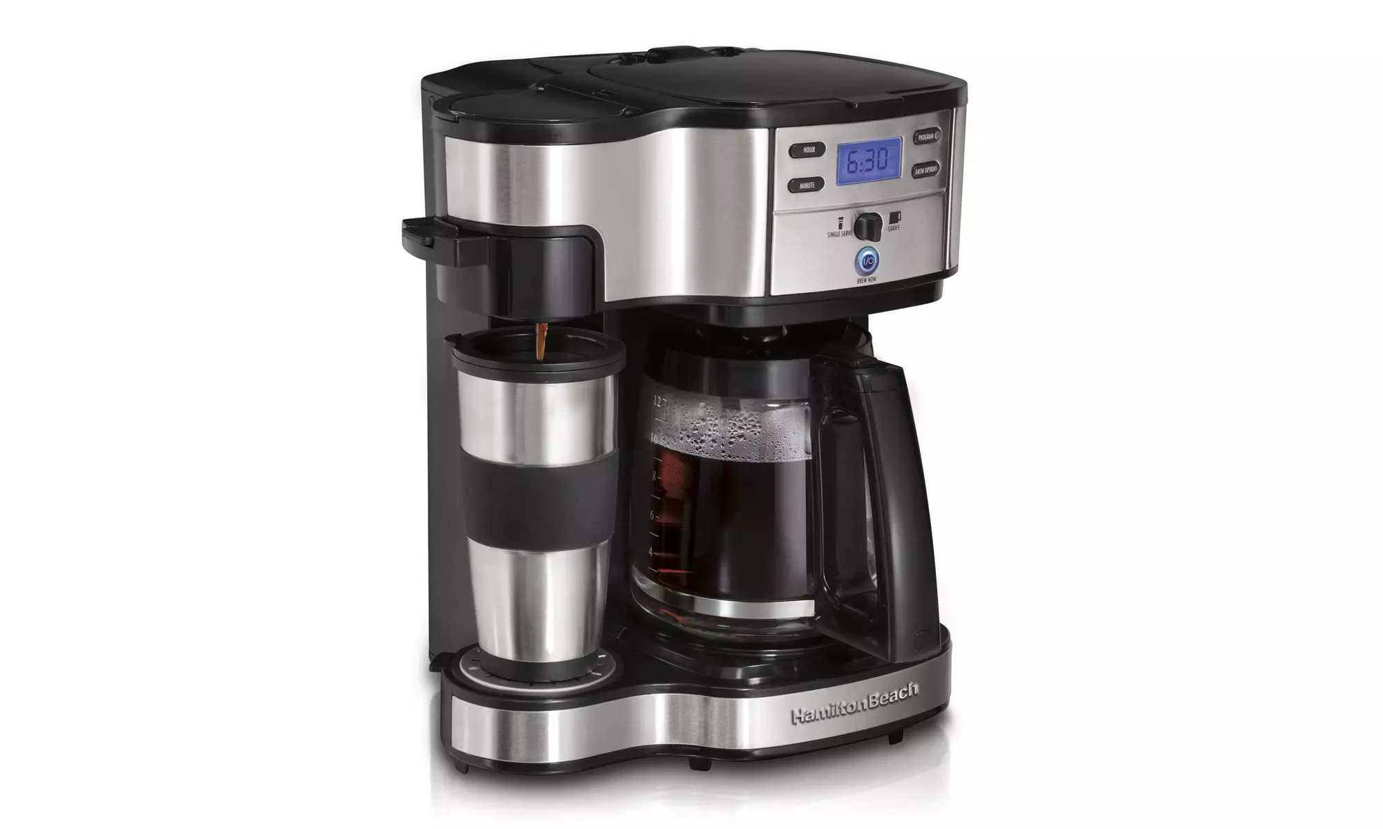 Hamilton Beach 2-Way Single Serve Coffee Brewer and Full Pot Coffee Maker - Second Medium