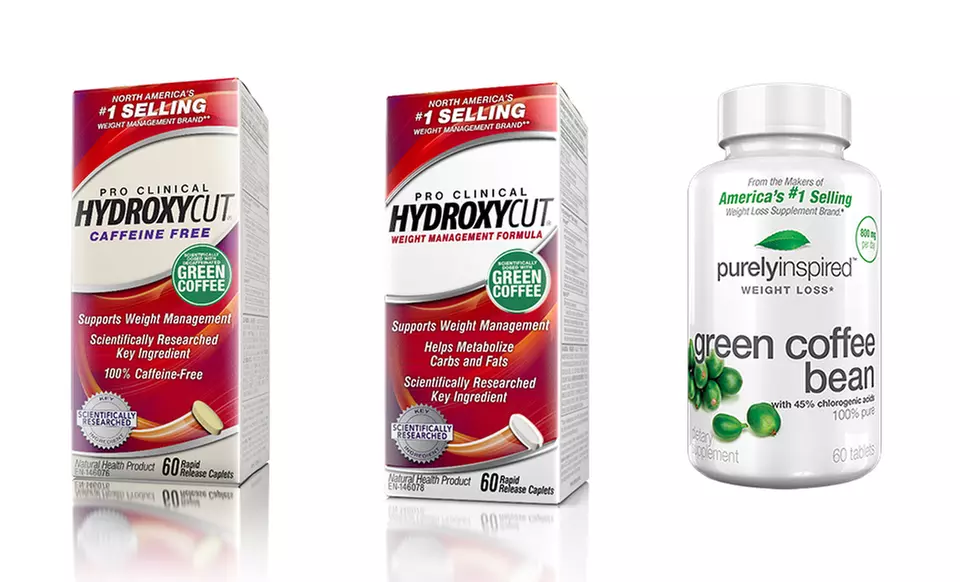 But 1 Get 1 Free: Hydroxycut Pro Clinical + Free Bottle of Purely Inspired Green Coffee Bean - Primary Image