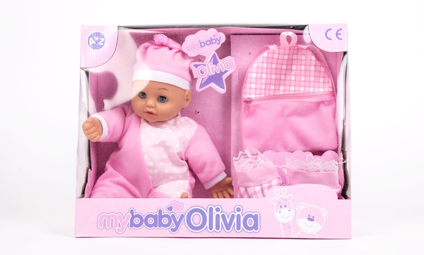 Image 2: Baby Olivia Doll Set