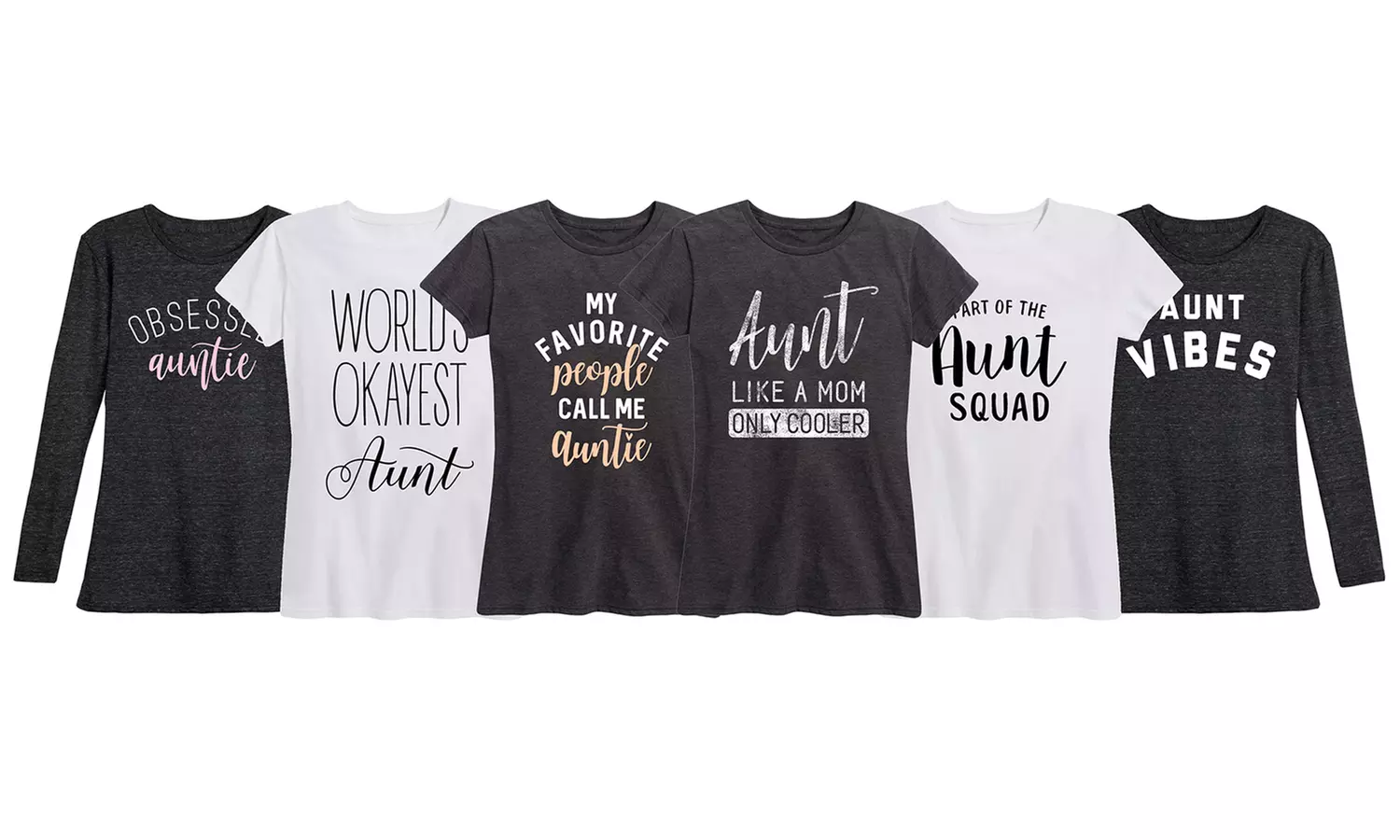 Ladies Aunt & Auntie Tops S-3X - Primary Image