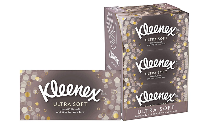 Image 3: Kleenex Ultra Soft Tissue Boxes