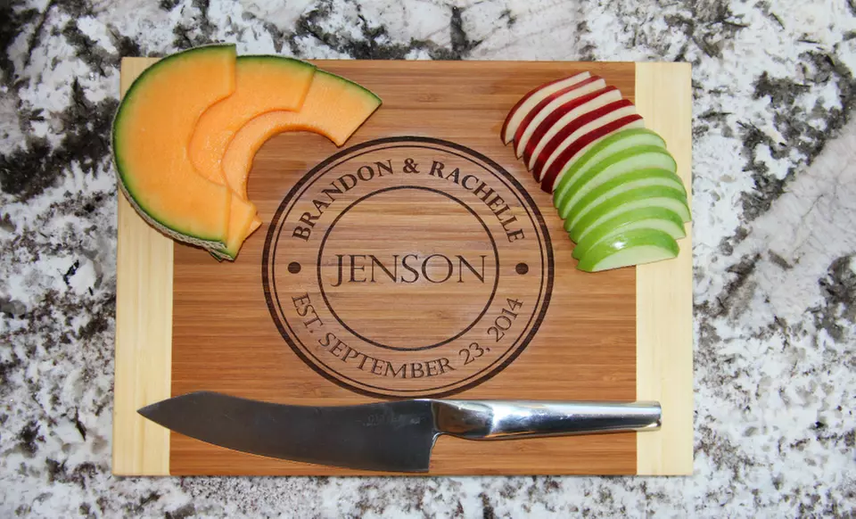 One or Two Personalized Cutting Boards - Second Medium