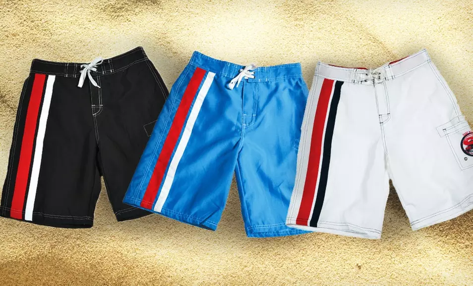 $12.99 for Surf Mentality Men's Board Shorts ($34 List Price). Multiple Options Available. - Primary Image