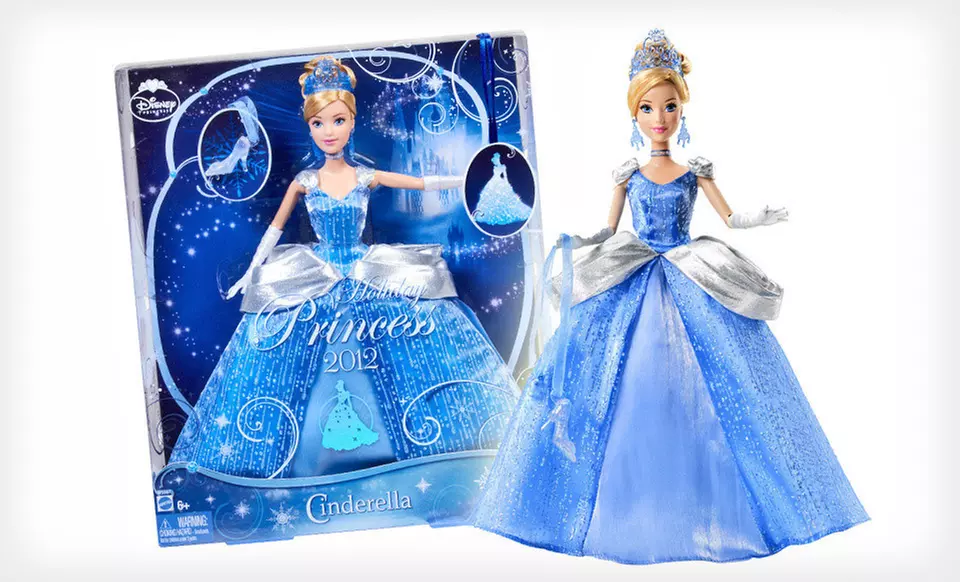 $10 for a Disney Princess Cinderella 2012 Holiday Doll ($34.99 List Price) - Primary Image