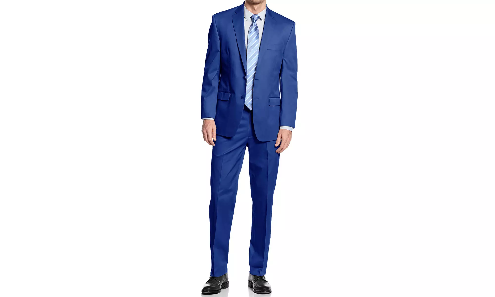 Men's Classic Fit Cotton & Linen Suits (2-Piece)  - Second Medium