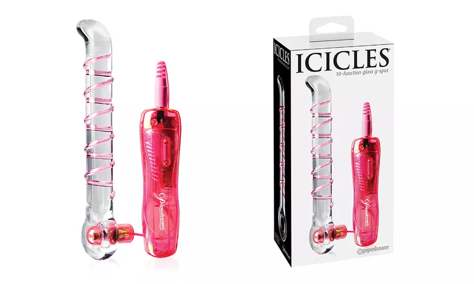 Pipedream Icicles Glass Massager Collection - Second Medium