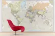 Klassieke reuze wereldkaart voor aan de muur voor € 27,99 (70% korting) - Image 2