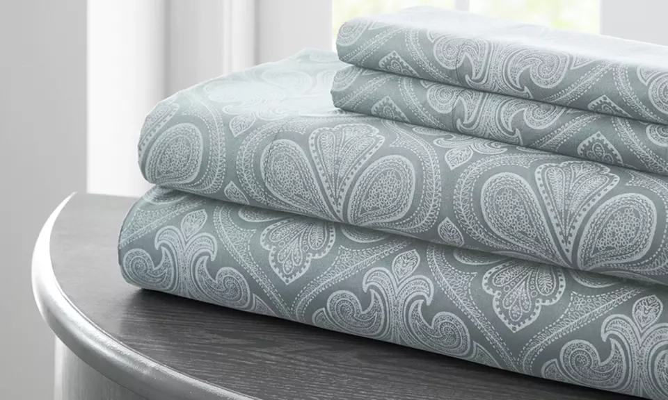 Cavendish Royal Paisley Microfiber Sheet Set from $17.99 to $24.99 - Primary Image