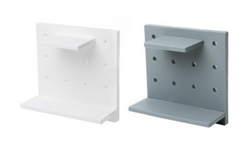 Image 16: Wall Storage Rack Holder Set