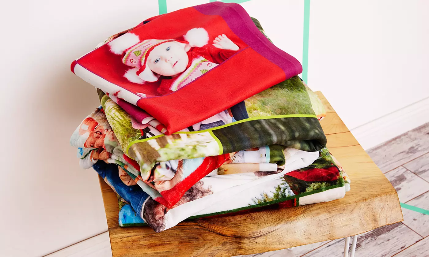 Custom Fleece Photo Blankets from Collage.com (Up to 75% Off) - Primary Image