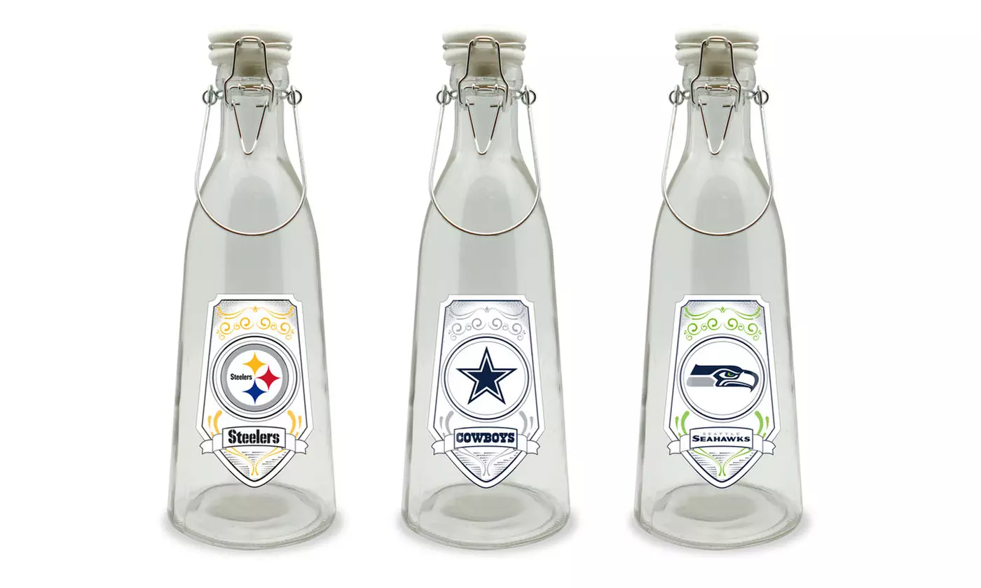 NFL 33.8-oz. Glass Milk Jar - Primary Image