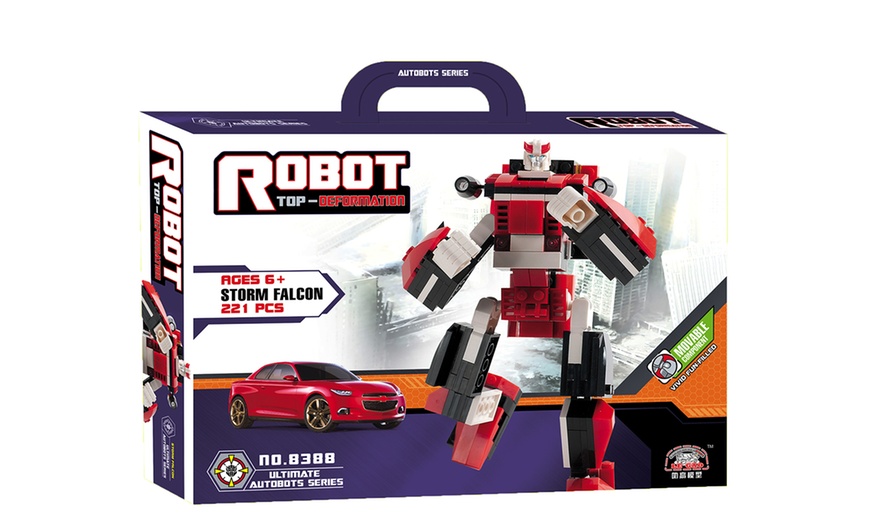 Image 15: Robots Building Blocks Set