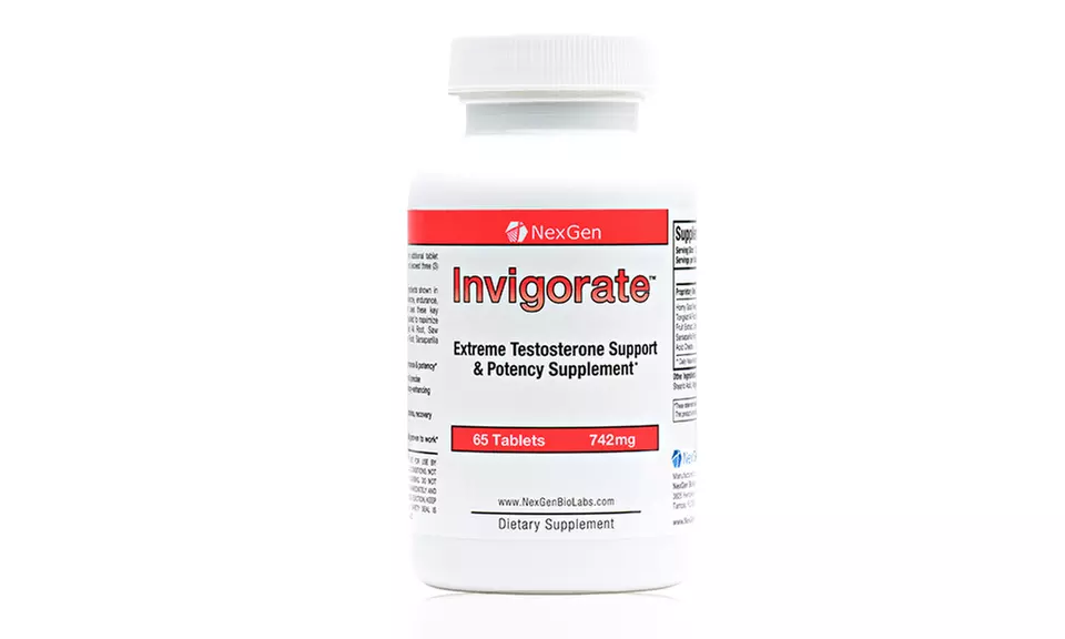 NexGen Invigorate Testosterone and Libido Support Supplement (65-Count) - Primary Image