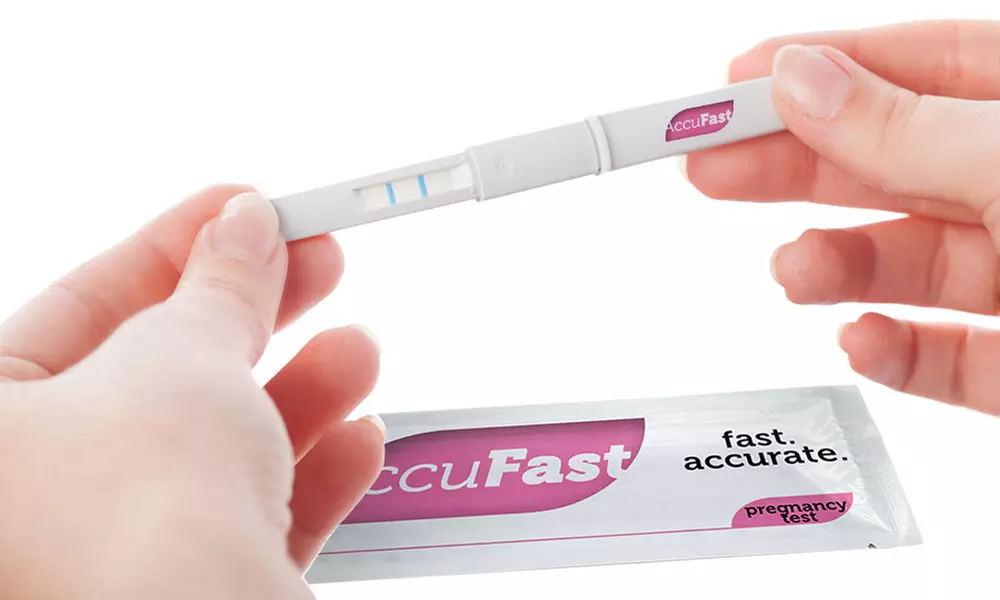 HCG Pregnancy Test Bars by AccuFast 10-Pack - Primary Image