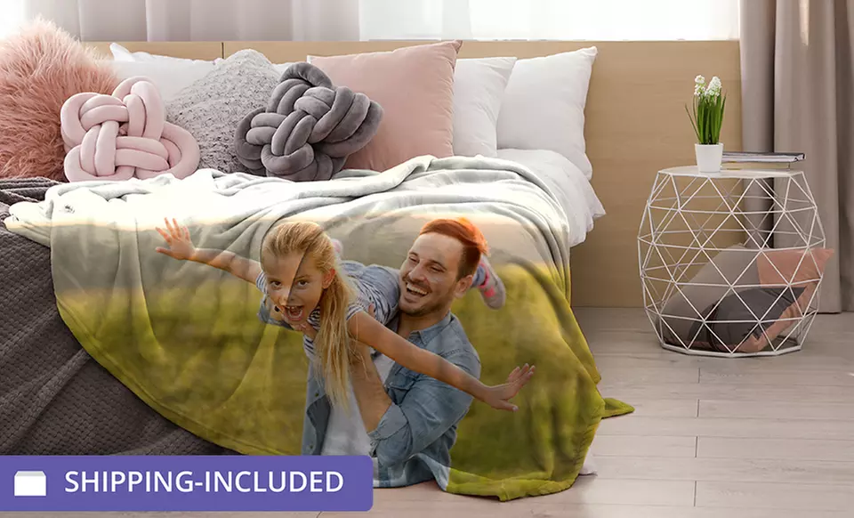 Personalized Fleece pr Premium Photo Blankets from CanvasOnSale (Up to 86% Off). 18 Options Available. - Primary Image