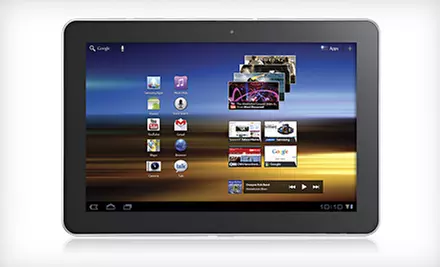 10.1-Inch Samsung Galaxy Tab (Manufacturer Refurbished) (Up to 54% Off). Three Styles Available. Free Shipping. - Primary Image