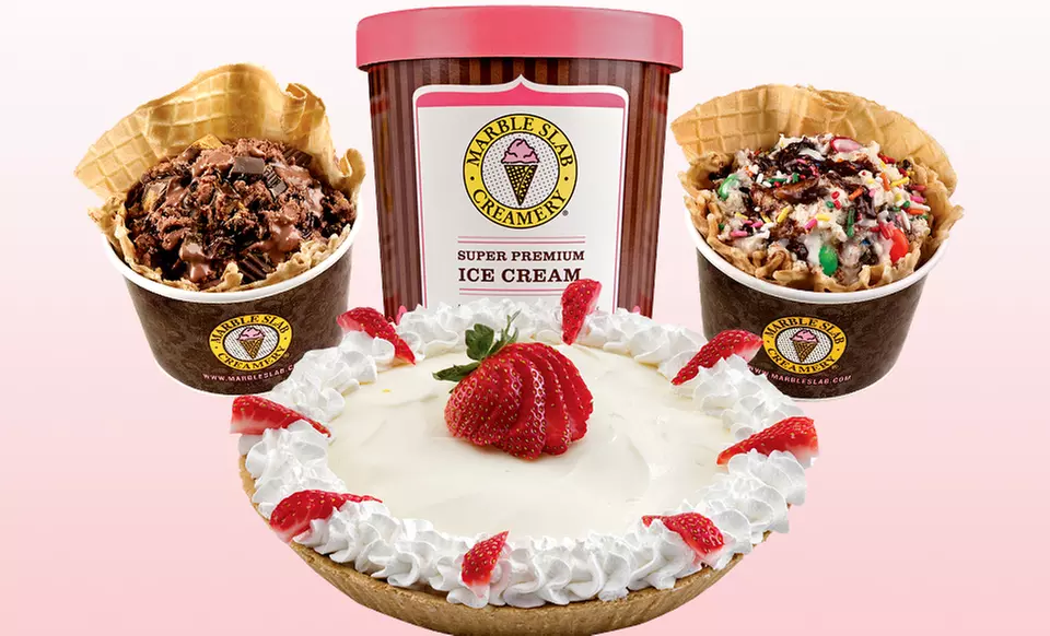 Two Key Lime or Butter Pecan Pies, or One Picnic Pack at Marble Slab Creamery (Up to 50% Off) - Primary Image