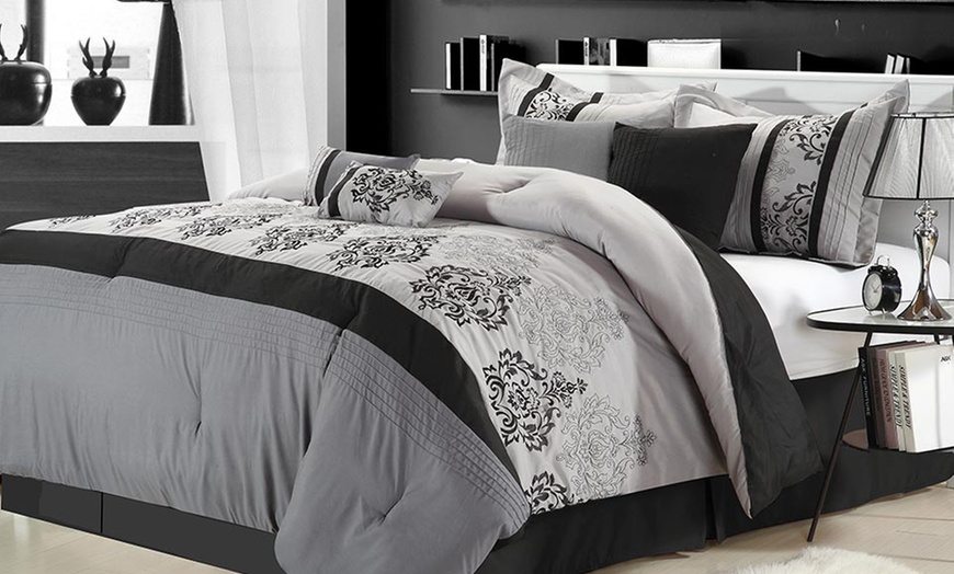 Chic Home 8-Piece Comforter Set | Groupon Goods