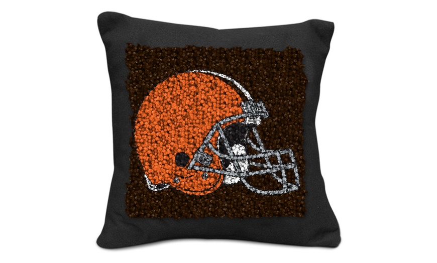 NFL Latch Hook Pillow-Making Kit | Groupon