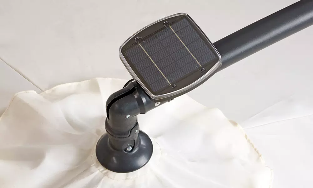 Cantilever Parasol With Solar Light System for £74.99 (58% Off) - Image 4