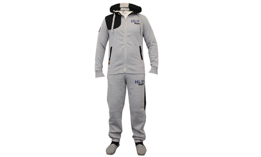 Image 28: Men's Two-Piece Tracksuit Set