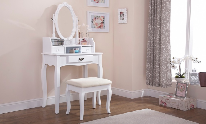 Image 9: Vintage-Style Dressing Table