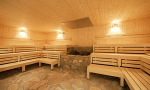 Sauna + zonnebank en broodje