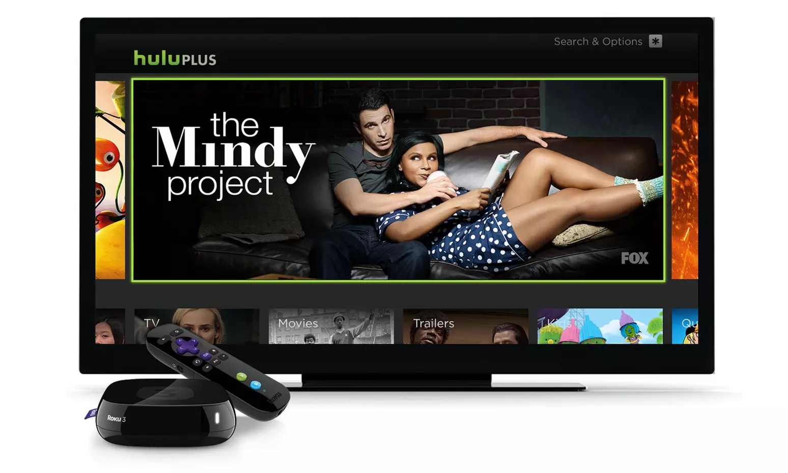 Roku 3 Streaming Media Player with One Month of Free Hulu Plus - Second Medium